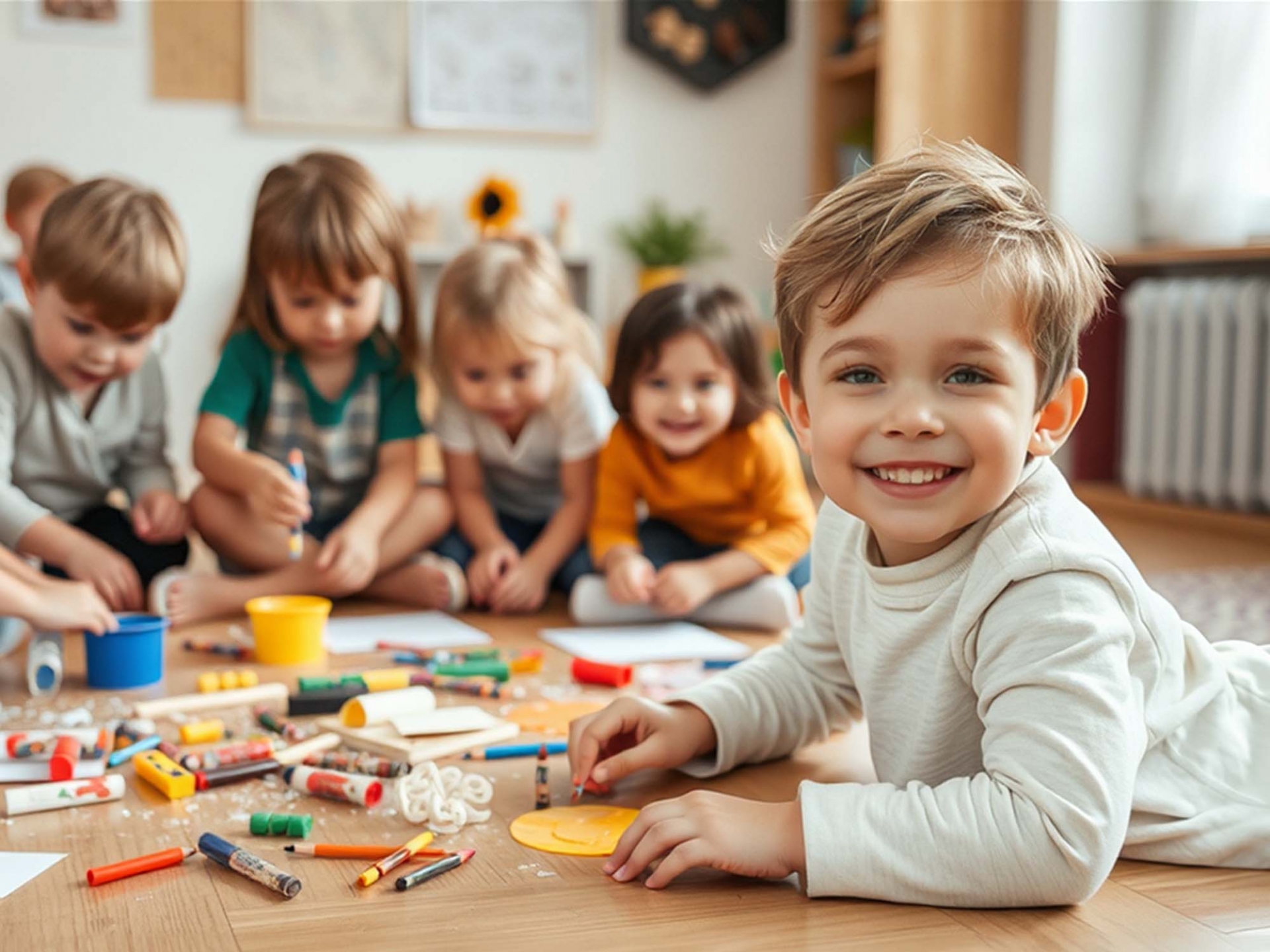 Creatief spelen en werken bij kleuters mobiele header 5376